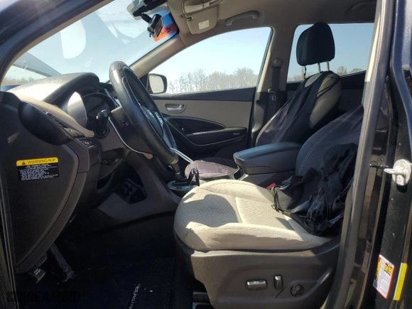 2017 Hyundai Santa Fe Sport 2.4L with VIN 5NMZUDLB2HH052287, listed as a Copart auction lot 53616225 with 126,393 mi miles and Salvage Title. Bid and sale history available at carsss.com. Image 7.