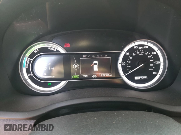 2018 Kia Niro Touring with VIN KNDCE3LC0J5131360, listed as a Copart auction lot 55943364 with 115,278 mi miles and Salvage Title. Bid and sale history available at carsss.com. Image 9.