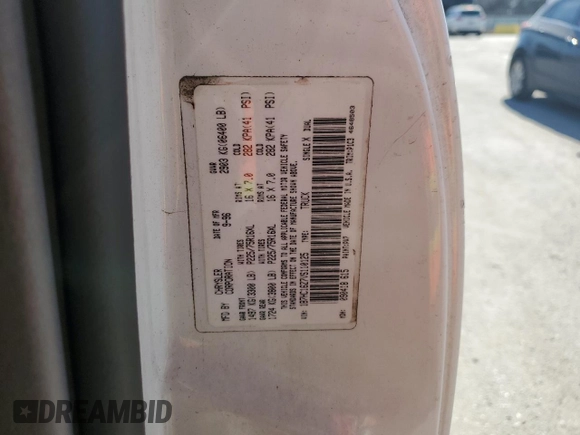 1997 Dodge 1500 z VIN 1B7HC16Z7VS110125, wystawiony jako Copart lot #47473055 z przebiegiem 138 844 mil mil oraz Szkoda całkowita • Salvage title. Historia ofert i sprzedaży dostępna na DreamBid. Obrazek 13.