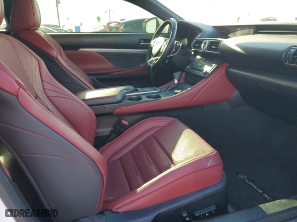 2015 Lexus RC 350 with VIN JTHSE5BC1F5003398, listed as a Copart auction lot 88545565 with 93,749 mi miles and Salvage Title. Bid and sale history available at carsss.com. Image 10.