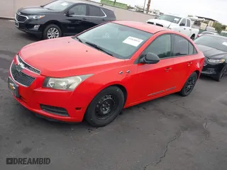 2014 Chevrolet Cruze LS with VIN 1G1PA5SG1E7182561, listed as a IAAI auction lot 41818810 with 162,415 mi miles. Bid and sale history available at carsss.com. Image 2.