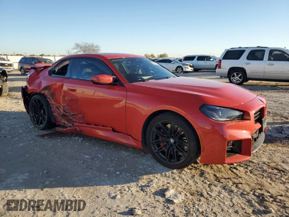 2024 BMW M2 with VIN 3MF13DM04R8E82758, listed as a Copart auction lot 84974884 with 5,940 mi miles and Salvage Title. Bid and sale history available at carsss.com. Image 4.