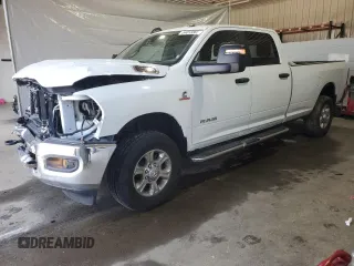 2023 Ram 2500 Big Horn with VIN 3C6UR5JL6PG587668, listed as a Copart auction lot 54013365 with 45,391 mi miles and Salvage title. Bid and sale history available at DreamBid. Image 1.