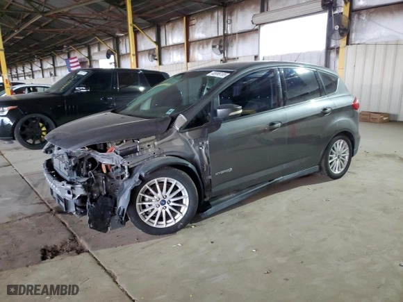 2013 Ford C-Max Hybrid SE with VIN 1FADP5AU6DL505529, listed as a Copart auction lot 48996185 with 96,743 mi miles and Salvage Title. Bid and sale history available at carsss.com. Image 1.