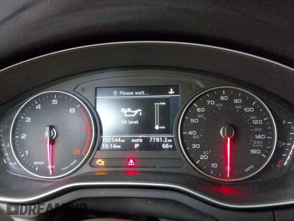 2017 Audi A4 Premium with VIN WAUGNAF43HA040334, listed as a IAAI auction lot 41947631 with 102,544 mi miles. Bid and sale history available at carsss.com. Image 7.