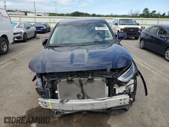 2021 Toyota Highlander L with VIN 5TDBZRBH9MS552153, listed as a Copart auction lot 65512635 with 20,153 mi miles and Salvage title. Bid and sale history available at DreamBid. Image 5.