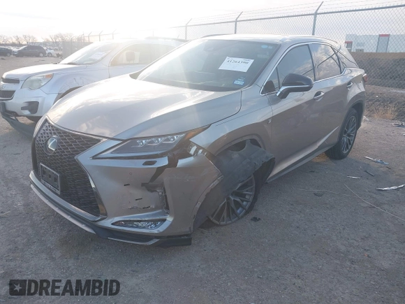 2022 Lexus RX with VIN 2T2YZMDA8NC326768, listed as a IAAI auction lot 41264390 with 36,217 mi miles. Bid and sale history available at carsss.com. Image 17.