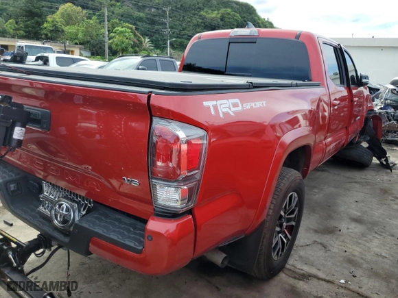 2023 Toyota Tacoma 2WD SR5 with VIN 3TYBZ5DN2PT003107, listed as a Copart auction lot 75736384 with 0 mi miles and Salvage Title. Bid and sale history available at carsss.com. Image 3.