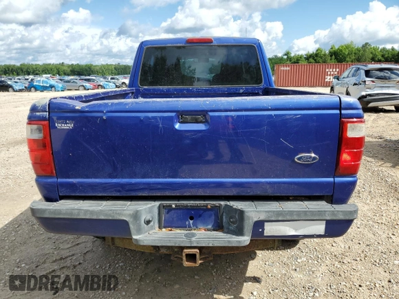 2005 Ford Ranger XLT with VIN 1FTYR44U45PA63257, listed as a Copart auction lot 56831415 with Not Provided miles and Clean Title. Bid and sale history available at DreamBid. Image 6.