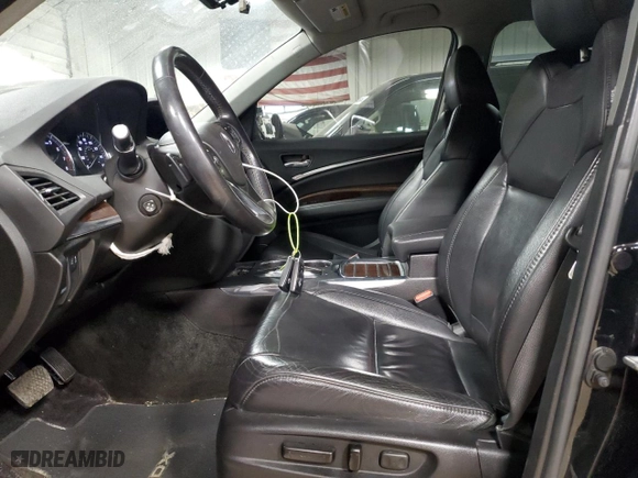2017 Acura MDX w/Technology Pkg with VIN 5FRYD4H56HB011109, listed as a Copart auction lot 84087974 with 0 mi miles and Clean Title. Bid and sale history available at carsss.com. Image 7.