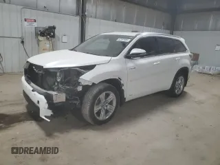 2016 Toyota Highlander Hybrid Limited with VIN 5TDDCRFH0GS019326, listed as a Copart auction lot 82397504 with 74,339 mi miles and Salvage Title. Bid and sale history available at carsss.com. Image 1.