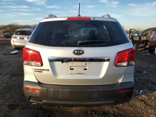 2011 Kia Sorento LX with VIN 5XYKT3A17BG089443, listed as a Copart auction lot 80092684 with 195,916 mi miles and Salvage Title. Bid and sale history available at carsss.com. Image 6.