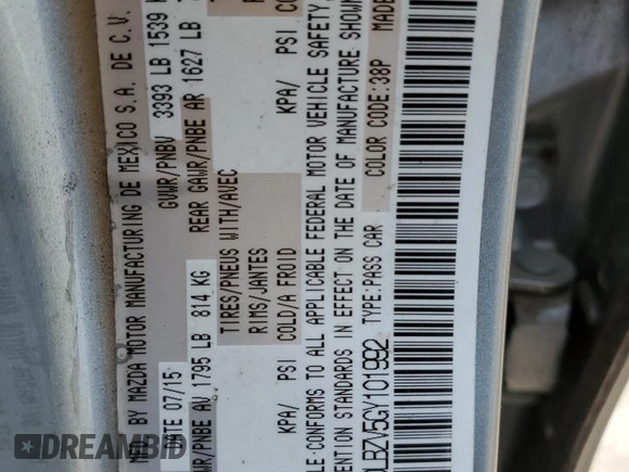 2016 Scion iA z VIN 3MYDLBZV5GY101992, wystawiony jako Copart lot #55392265 z przebiegiem 120 669 mil mil oraz Szkody całkowita. Historia ofert i sprzedaży dostępna na DreamBid. Obrazek 12.