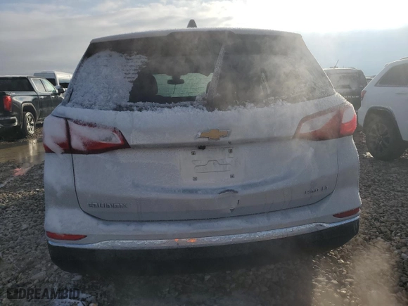 2020 Chevrolet Equinox LT with VIN 3GNAXUEVXLS638093, listed as a Copart auction lot 46289935 with 127,828 mi miles and Salvage Title. Bid and sale history available at carsss.com. Image 6.