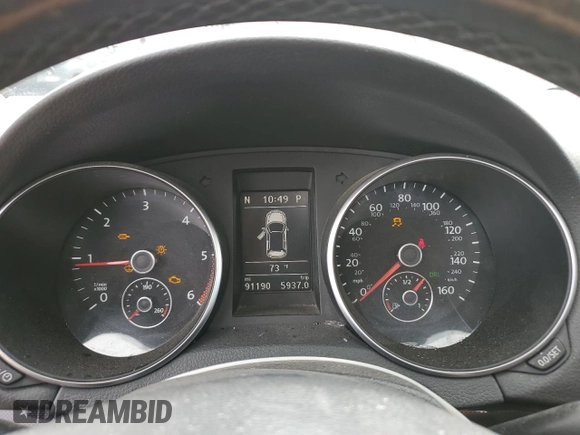 2014 Volkswagen Jetta TDI w/Sunroof with VIN 3VWPL7AJ4EM628179, listed as a Copart auction lot 54624355 with 91,190 mi miles and Salvage title. Bid and sale history available at DreamBid. Image 9.