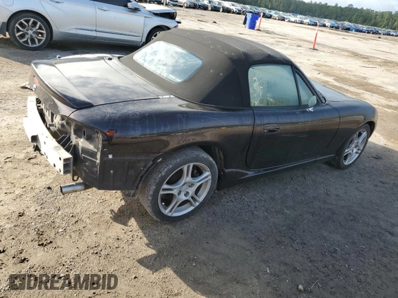 2004 Mazda MX-5 Miata LS with VIN JM1NB353140408906, listed as a Copart auction lot 56664715 with 86,603 mi miles and Salvage title. Bid and sale history available at DreamBid. Image 3.