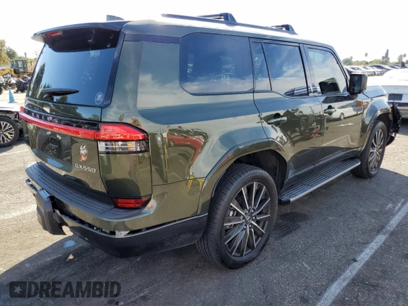 2024 Lexus GX 550 Luxury z VIN JTJVBCDX1R5009330, wystawiony jako Copart lot #74141324 z przebiegiem 3 202 mil mil oraz Szkoda całkowita • Salvage title. Historia ofert i sprzedaży dostępna na DreamBid. Obrazek 3.