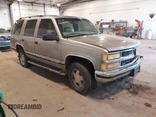 1999 Chevrolet Tahoe Z71 with VIN 1GNEK13R7XJ577796, listed as a IAAI auction lot 41036617 with 231,795 mi miles and . Bid and sale history available at DreamBid. Image 1.