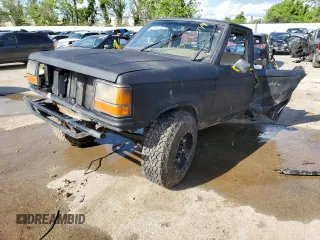 1989 Ford Ranger Splash with VIN 1FTCR10A8KUB81958, listed as a Copart auction lot 54513444 with 121,710 mi miles and Salvage Title. Bid and sale history available at carsss.com. Image 1.