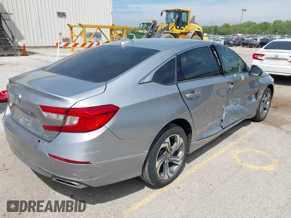 2020 Honda Accord EX-L with VIN 1HGCV2F50LA004868, listed as a IAAI auction lot 42261331 with 27,195 mi miles and . Bid and sale history available at DreamBid. Image 4.