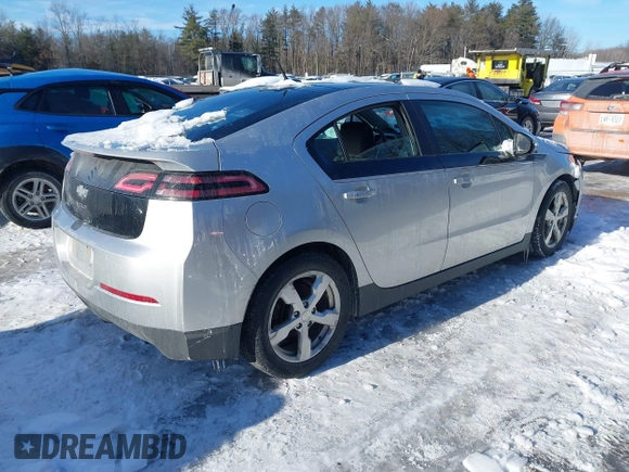 2012 Chevrolet Volt with VIN 1G1RA6E43CU123591, listed as a IAAI auction lot 41596161 with 214,080 mi miles and . Bid and sale history available at carsss.com. Image 4.
