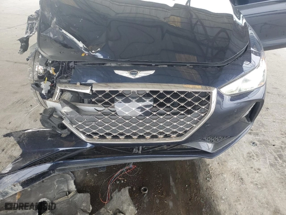 2019 Genesis G70 3.3T Advanced with VIN KMTG34LE0KU027801, listed as a Copart auction lot 85866414 with 43,114 mi miles and Salvage Title. Bid and sale history available at carsss.com. Image 13.