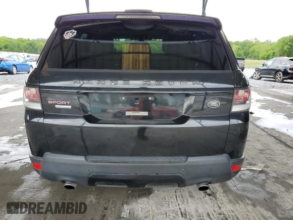 2014 Land Rover Range Rover Sport Supercharged with VIN SALWR2EFXEA318839, listed as a Copart auction lot 54145265 with 106,888 mi miles and Clean Title. Bid and sale history available at carsss.com. Image 6.