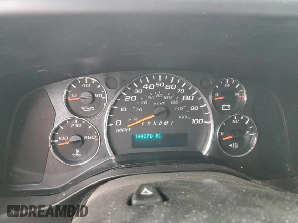 2017 Chevrolet Express Cargo Van with VIN 1GCWGBFFXH1109634, listed as a Copart auction lot 84901104 with 144,270 mi miles and Salvage Title. Bid and sale history available at carsss.com. Image 9.