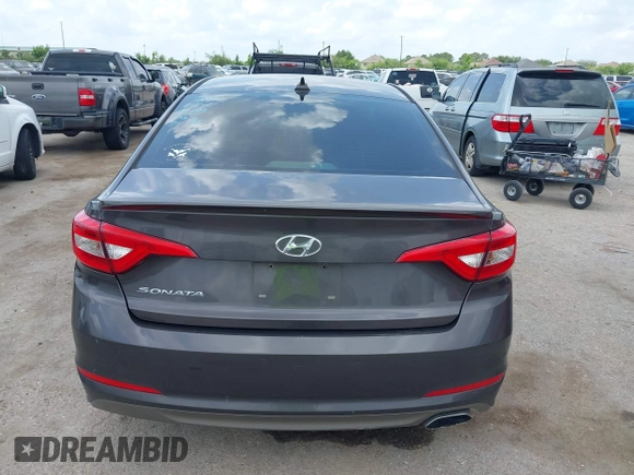 2016 Hyundai Sonata SE with VIN 5NPE24AF8GH318956, listed as a IAAI auction lot 42066232 with 193,088 mi miles and . Bid and sale history available at DreamBid. Image 16.