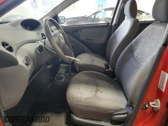 2000 Toyota ECHO with VIN JTDBT1237Y0095990, listed as a Copart auction lot 89140295 with 214,941 mi miles and Salvage Title. Bid and sale history available at DreamBid. Image 7.