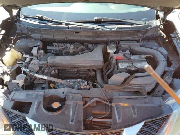 2015 Nissan Rogue S with VIN 5N1AT2MT1FC868734, listed as a Copart auction lot 53066935 with 96,568 mi miles and Salvage Title. Bid and sale history available at carsss.com. Image 12.