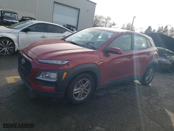 2021 Hyundai Kona SE with VIN KM8K1CAA5MU660043, listed as a Copart auction lot 86855424 with 68,826 mi miles and Salvage Title. Bid and sale history available at carsss.com. Image 1.