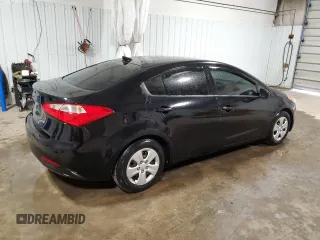 2015 Kia Forte LX with VIN KNAFK4A63F5437112, listed as a Copart auction lot 53276005 with 0 mi miles and Salvage Title. Bid and sale history available at carsss.com. Image 3.