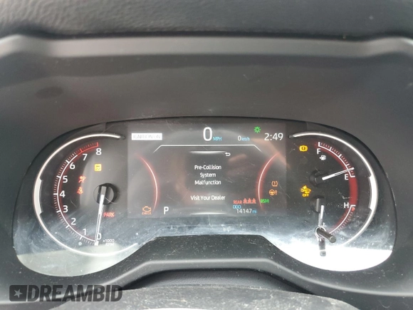 2024 Toyota RAV4 XLE Premium z VIN 2T3A1RFV2RC416702, wystawiony jako Copart lot #65414115 z przebiegiem 14 147 mil mil oraz Szkoda całkowita • Salvage title. Historia ofert i sprzedaży dostępna na DreamBid. Obrazek 9.