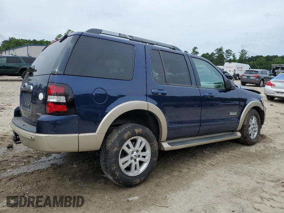 2006 Ford Explorer Eddie Bauer with VIN 1FMEU74846UB47678, listed as a Copart auction lot 60109615 with Not provided miles and Salvage title. Bid and sale history available at DreamBid. Image 3.