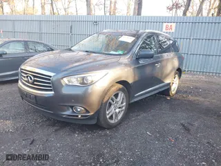 2013 Infiniti JX35 with VIN 5N1AL0MM5DC301792, listed as a IAAI auction lot 41554519 with 186,917 mi miles. Bid and sale history available at carsss.com. Image 17.