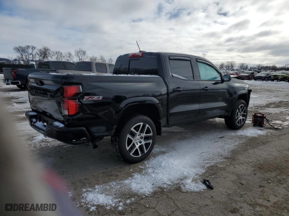 2023 Chevrolet Colorado 4WD Z71 with VIN 1GCPTDEK1P1261018, listed as a Copart auction lot 87478284 with 0 mi miles and Salvage Title. Bid and sale history available at carsss.com. Image 3.