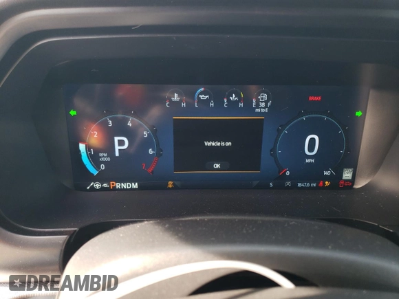 2024 Ford F-150 Raptor with VIN 1FTFW1RG7RFC23614, listed as a Copart auction lot 45560955 with 1,847 mi miles and Salvage Title. Bid and sale history available at DreamBid. Image 9.