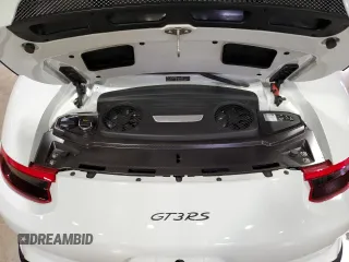 2019 Porsche 911 GT3 RS with VIN WP0AF2A94KS165326, listed as a Copart auction lot 76881844 with 9,991 mi miles and Salvage Title. Bid and sale history available at DreamBid. Image 5.