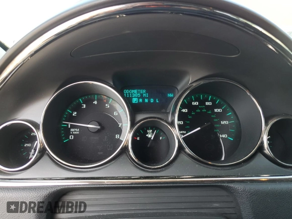 2016 Buick Enclave Leather with VIN 5GAKVBKD2GJ340391, listed as a Copart auction lot 54146165 with 111,385 mi miles and Salvage Title. Bid and sale history available at carsss.com. Image 9.