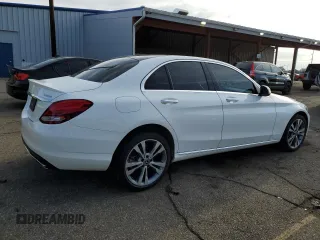 2018 Mercedes-Benz C 300 with VIN WDDWF4KB4JR393941, listed as a Copart auction lot 58537295 with 66,352 mi miles and Salvage title. Bid and sale history available at DreamBid. Image 3.