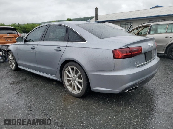 2017 Audi A6 Premium Plus with VIN WAUG8AFC8HN033595, listed as a Copart auction lot 57875005 with 89,026 mi miles and Salvage title. Bid and sale history available at DreamBid. Image 2.