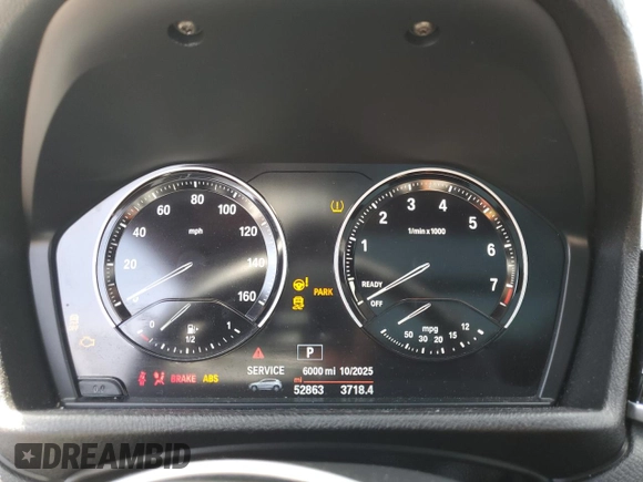 2018 BMW X2 xDrive28i with VIN WBXYJ5C36JEF79315, listed as a Copart auction lot 53993905 with 52,863 mi miles and Salvage Title. Bid and sale history available at carsss.com. Image 9.
