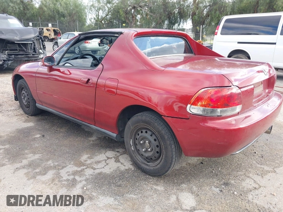 1995 Honda del Sol S with VIN JHMEG1144SS003580, listed as a IAAI auction lot 41701598 with 276,749 mi miles. Bid and sale history available at carsss.com. Image 3.