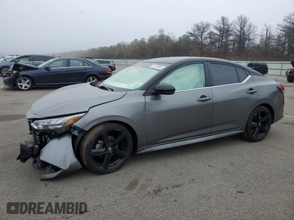 2022 Nissan Sentra SR with VIN 3N1AB8DV6NY262432, listed as a Copart auction lot 51120895 with Not Provided miles and Salvage Title. Bid and sale history available at carsss.com. Image 1.
