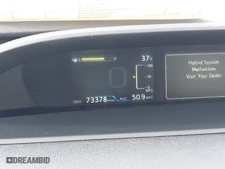 2019 Toyota Prius LE with VIN JTDL9RFU9K3008679, listed as a IAAI auction lot 41396929 with 73,378 mi miles. Bid and sale history available at carsss.com. Image 15.