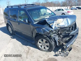 2005 Nissan Pathfinder SE z VIN 5N1AR18W15C770623, wystawiony jako IAAI lot #41804112 z przebiegiem 204 264 mil mil oraz . Historia ofert i sprzedaży dostępna na DreamBid. Obrazek 1.