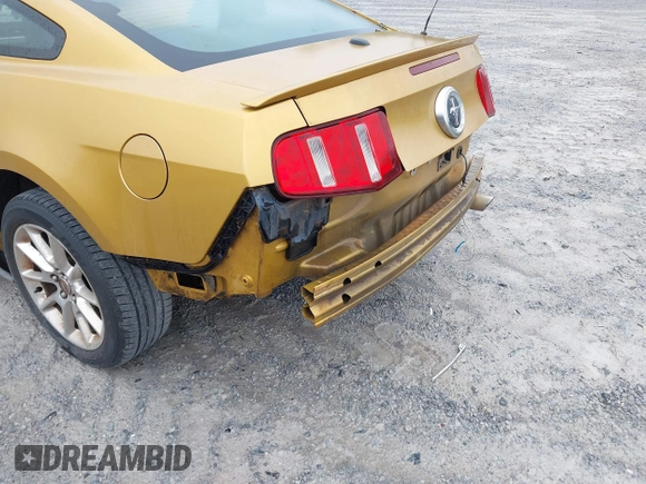 2010 Ford Mustang V6 with VIN 1ZVBP8AN6A5105768, listed as a IAAI auction lot 41964355 with 180,654 mi miles. Bid and sale history available at carsss.com. Image 6.