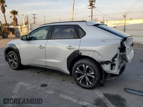 2023 Subaru Solterra Premium with VIN JTMABABAXPA000764, listed as a Copart auction lot 83466414 with 20,484 mi miles and Salvage title. Bid and sale history available at DreamBid. Image 2.