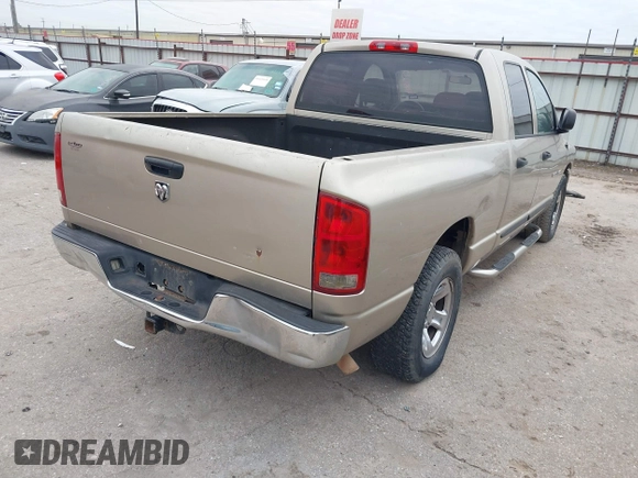 2005 Dodge 1500 SLT with VIN 1D7HA18N15J601253, listed as a IAAI auction lot 41431232 with 274,402 mi miles. Bid and sale history available at carsss.com. Image 4.